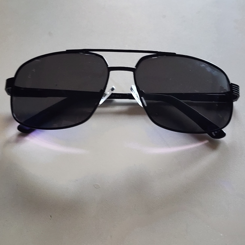 Foster grant prescription rectangular sunglasses color black